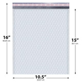10x13 white poly bubble mailer padded shipping bag
