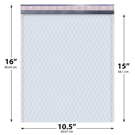 10x13 white poly bubble mailer padded shipping bag
