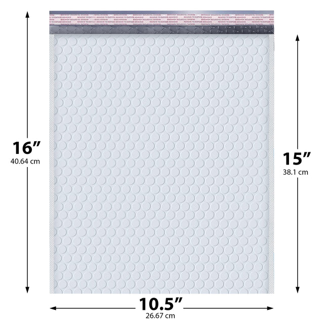 10x13 white poly bubble mailer padded shipping bag
