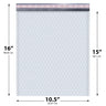 10x13 white poly bubble mailer padded shipping bag
