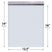 12.5x19 white poly bubble mailer #6 padded shipping bag
