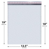 12.5x19 white poly bubble mailer #6 padded shipping bag
