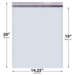 14.25x20 Poly Bubble Mailers — #7 Self-Seal Padded Shipping Envelopes