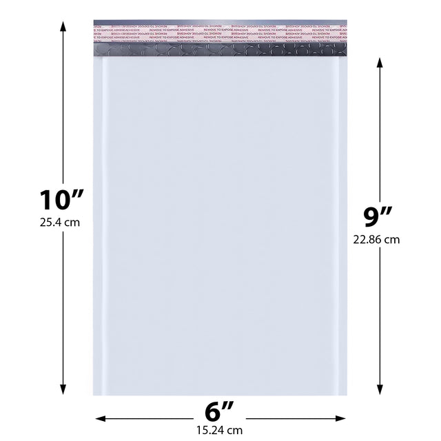 6x10 white kraft bubble mailer #0 padded shipping envelope