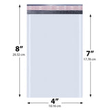 4x8 white kraft bubble mailer #000 padded shipping envelope