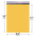 8.5x12 yellow kraft bubble mailer #2 padded shipping envelope