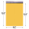 8.5x14.25 yellow kraft bubble mailer #3 padded shipping envelope
