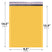 9.5x14.5 yellow kraft bubble mailer #4 padded shipping envelope