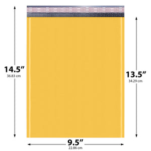 9.5x14.5 Kraft Bubble Mailers — #4 Self-Seal Padded Shipping Envelopes