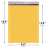 9.5x14.5 yellow kraft bubble mailer #4 padded shipping envelope