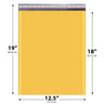 12.5x18 yellow kraft bubble mailer #6 padded shipping envelope