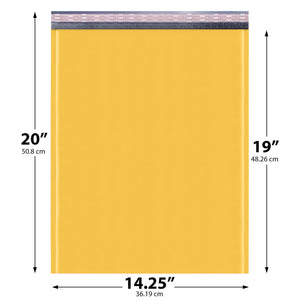 14.25x20 Kraft Bubble Mailers — #7 Self-Seal Padded Shipping Envelopes